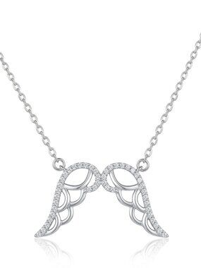 Guardian Angel Necklace,  925 Sterling Silver Charmed Aroma Angel